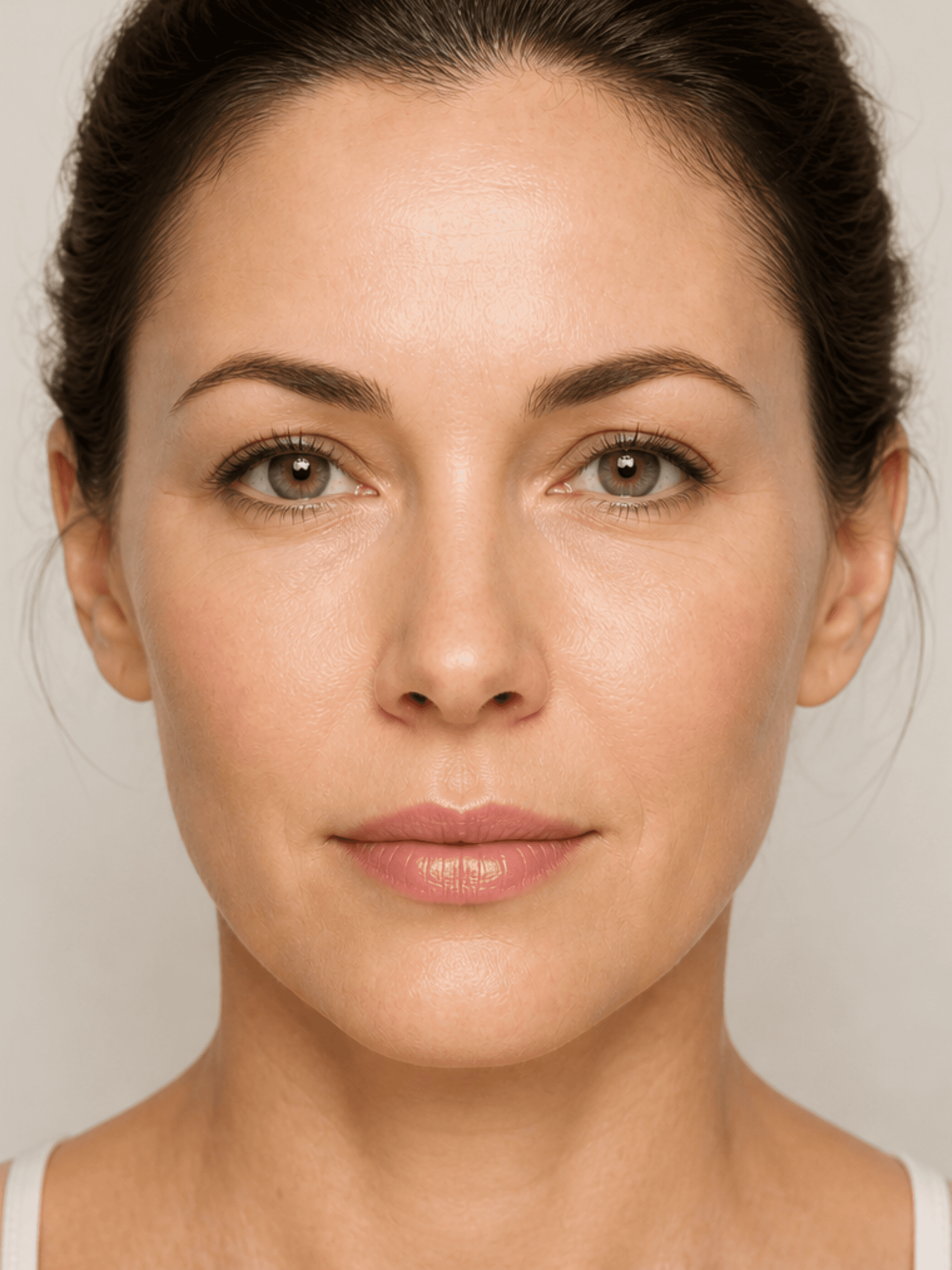 Patient skin before personalized aesthetic treatment at Spruce Ridge Wellness in Newfoundland